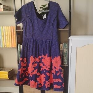 HD In Paris Stunning Royal Blue Flare Dress